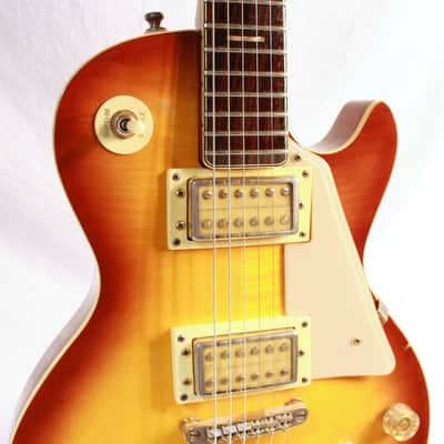 Vintage 1970's Made-In-Japan Univox LP Style Singlecut Electric Guitar in Sunburst Finish image 4