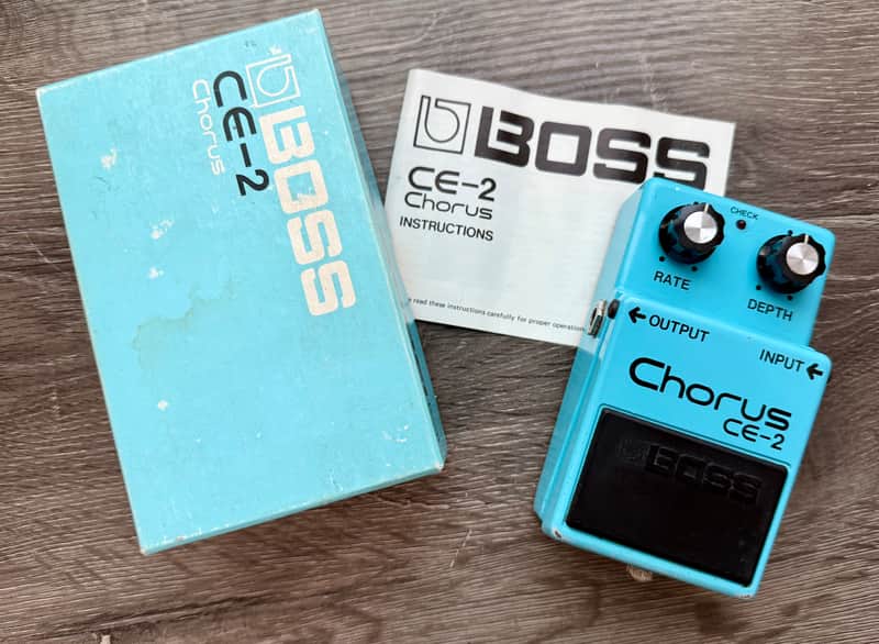 Boss CE-2 Chorus 1980 Silver Screw Long Dash image 1