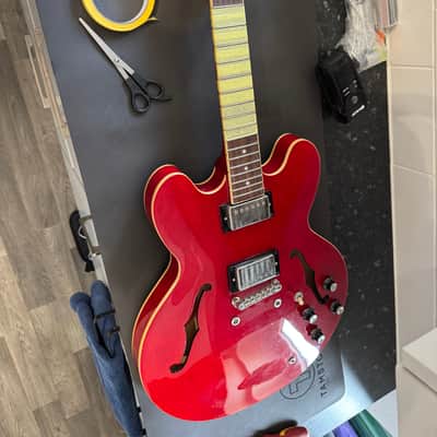 Epiphone “Inspired By Gibson” ES-335 (July 2023) Cherry (Frets Levelled, Crowned,& Polished, Full Set Up) image 12