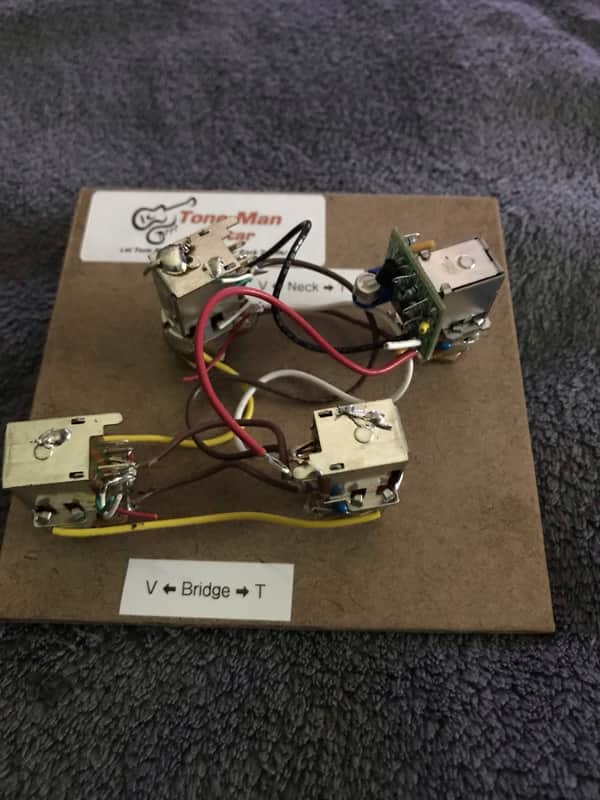 Gibson Les Paul controls and back plate image 1