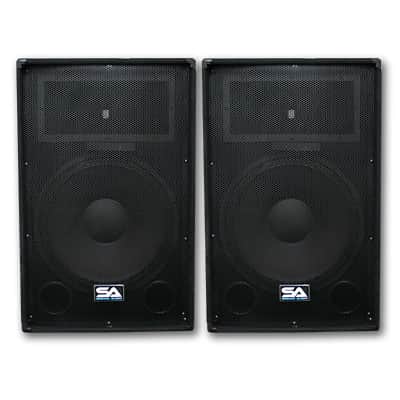 PAIR 15" PA/DJ Speakers & 2 18" Inch Subwoofer Cabs~NEW image 5