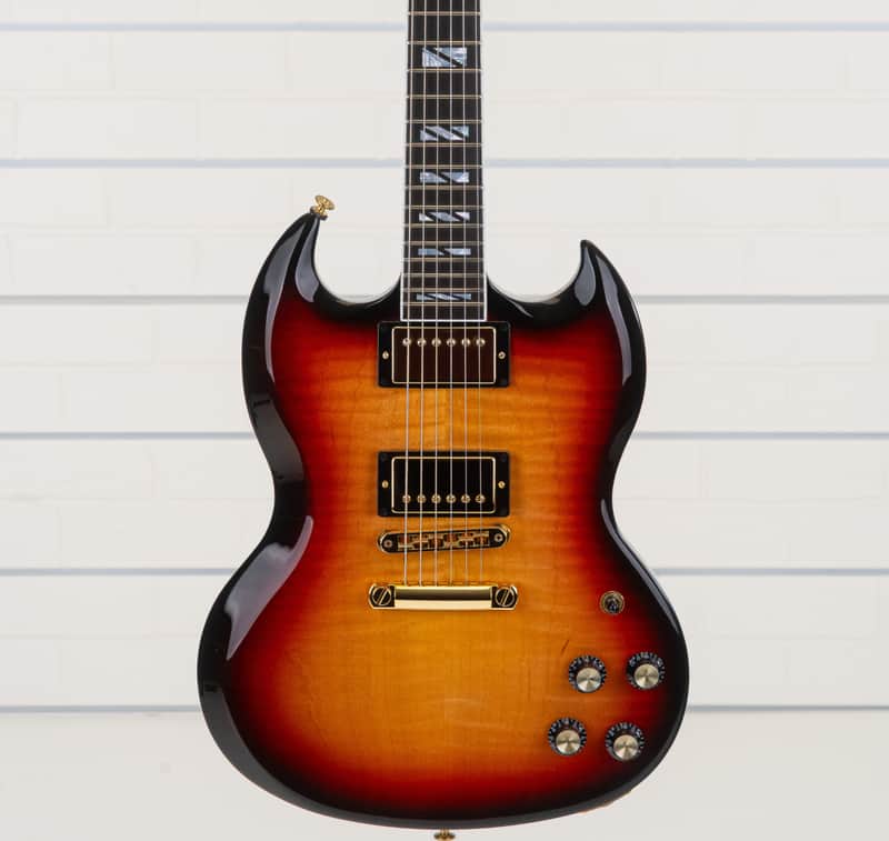 Gibson SG Supreme Electric Guitar, Ebony Fingerboard, Fireburst image 1
