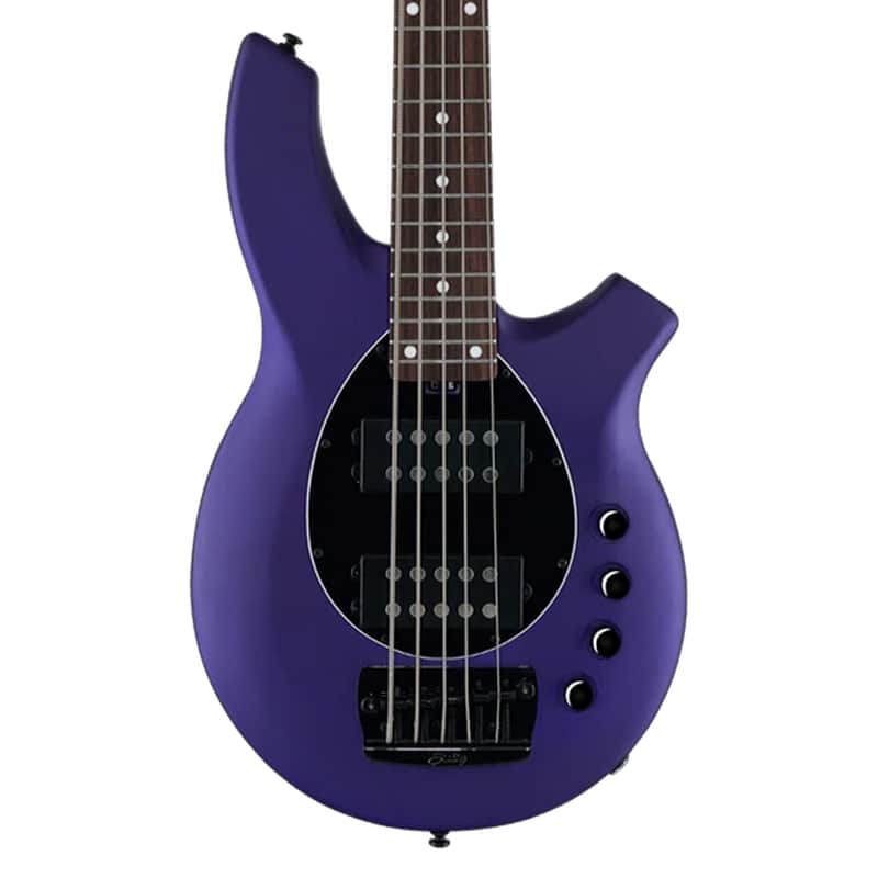 Sterling by Music Man Bongo 5-String Bass - Firemist Purple Satin image 1