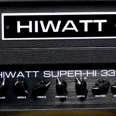 2025 Hiwatt SUPER-HI 33 Guitar Amplifier Head w/ Footswitch! VERY NICE!!! image 4