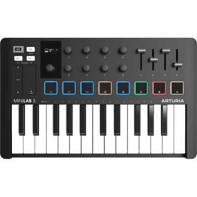 ARTURIA Clavier Maitre MiniLab MK3 noir image 1