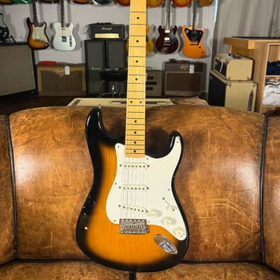 Fender 60th Anniversary American Vintage '54 Stratocaster 2014 - 2-Color Sunburst image 1