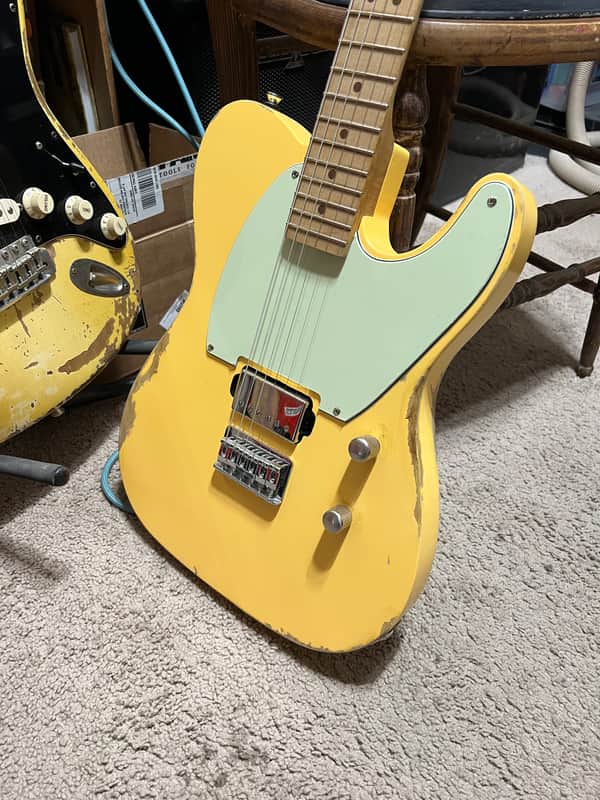 Screamer Custom Guitars Tele 2025 - TV yellow nitro image 1