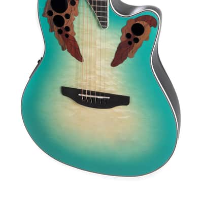 Ovation E – akustická kytara Celebrity Elite Plus Mid Cutaway Mintburst image 5