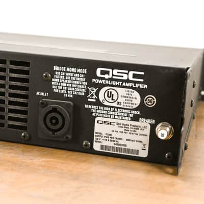 QSC PL380 Powerlight 3 Series 2-Channel Power Amplifier CG0105B image 7