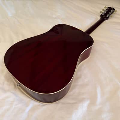 Vintage 1996 Epiphone Hummingbird - Cherry Sunburst - Made in Korea (MIK) - Free Pro Setup image 15