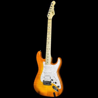 G&L USA Legacy HSS Electric Guitar - Honeyburst image 4