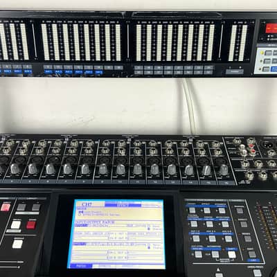 TASCAM ミキサー DM-24 メーターブリッジ MU-24 Tascam DM-24 Digital Mixer w/ MU-24 Meter Bridge - Black | Reverb
