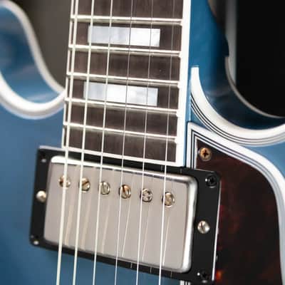 Gibson Custom Shop 1959 ES-355 Diamond Semi-Hollow VOS Electric Guitar - Pelham Blue with Hardshell Case image 11