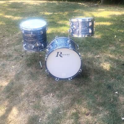 Rogers Holiday / Headliner 18” Bop set Late 60's - Black Onyx image 3