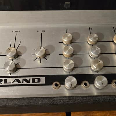 Corland K405 RARE vintage tube amp mixer tape echo made in Italy image 2