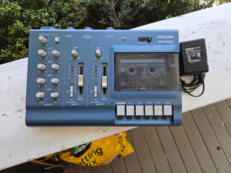 TASCAM Porta 02 mkII Ministudio 4-Track Cassette Recorder | Reverb