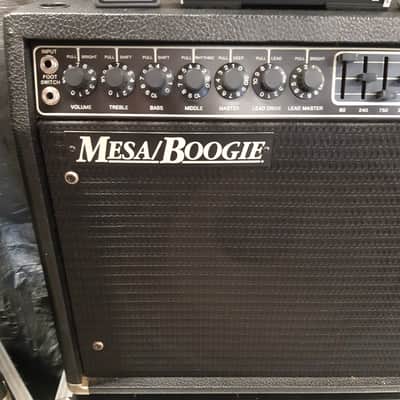 Mesa Boogie MARK III SRGX 1989 BLUE STRIPE with 1990 SATELLITE 60 VALVE 5881/6L6 with SOFT COVERS and ROADCASES image 5