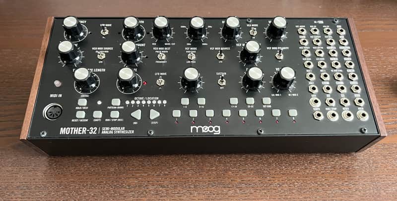 Moog Mother-32 Tabletop / Eurorack Semi-Modular Synthesizer 2015 - Present - Black image 1