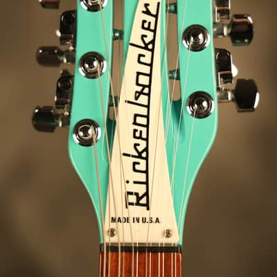 2013 Rickenbacker 330/12S 12-string Sea Green w/Rose Morris sound hole image 3