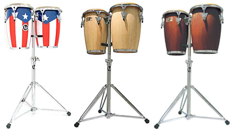 Latin Percussion LP-JRX-DW Junior Wood Conga Set w/ Comfort Curve