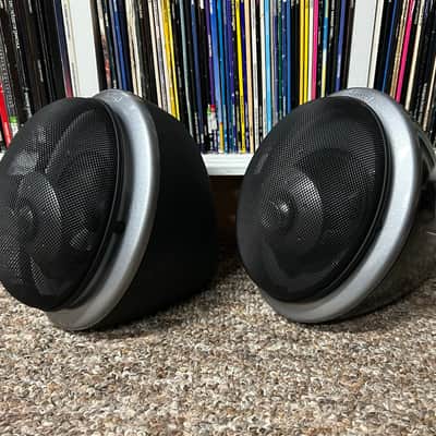Mirage OmniPolar OmniSat 1PB-1 Compact Satellite Speaker Pair Black TESTED ✅ image 3