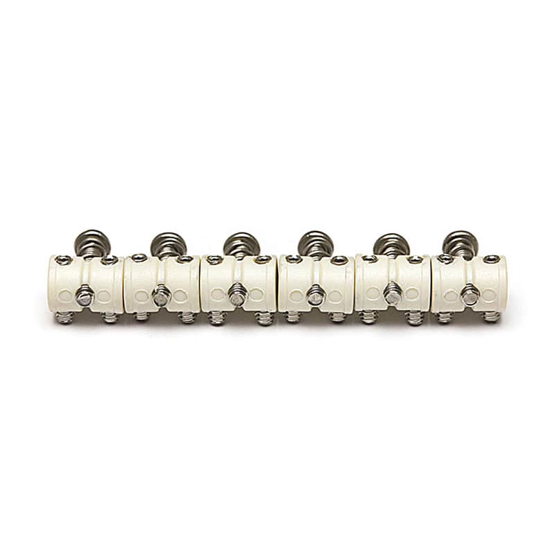 Graph Tech TUSQ Mustang/Jaguar/Jazzmaster Bridge Saddles (White) image 1