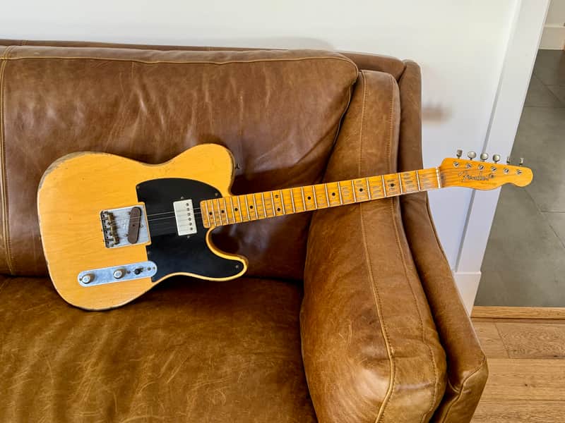 Fender Custom shop Telecaster 2015 - Heavy Relic Butterscotch image 1