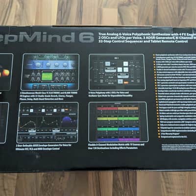 Behringer DeepMind 6 37-Key 6-Voice Polyphonic Analog Synth 2017 - Present - Black image 7