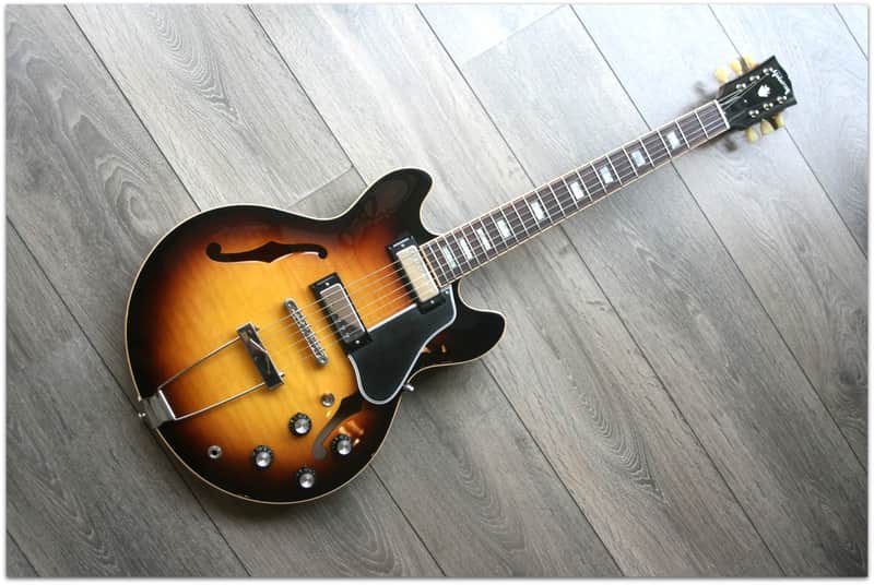 Gibson Custom ES-390 Mini-Humbuckers Vintage Sunburst | Reverb