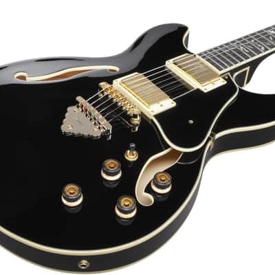 Ibanez AS93SP-BK Artcore Expressionist Electric Guitar - Black image 8