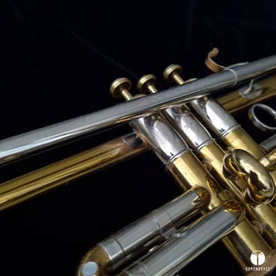 F.E. Olds & SonSuper Recording Los Angeles offset valves trumpet gamonbrass Bild 17