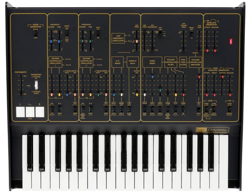 Korg ARP Odyssey FS full size 37 keys Synthesizer Rev 2 Black/Gold NEW  old stock //ARMENS// image 1