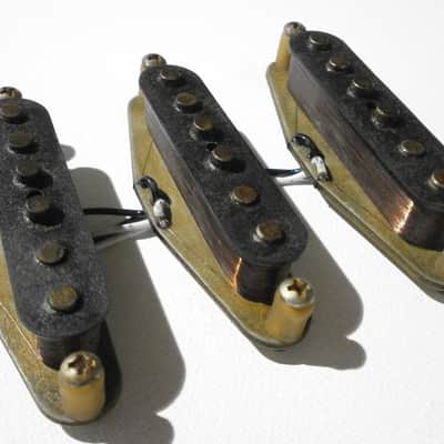 Stratocaster HEAVY RELIC 68 69 Pickups SET Hand Wound  1968 - 1974 Fender Vintage Strat Aged Q image 3