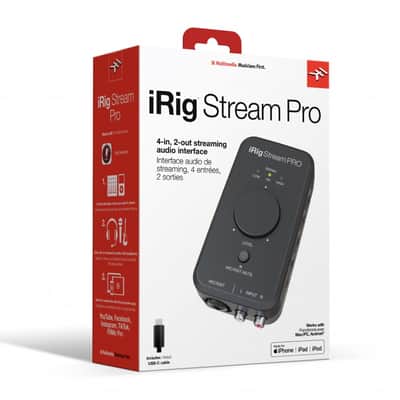 IK Multimedia iRig Stream Pro USB Audio Interface 2021 - Present - Black image 13