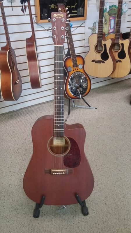 Martin DC15-E Acoustic Electric Mahogany w/ Hard Case image 1