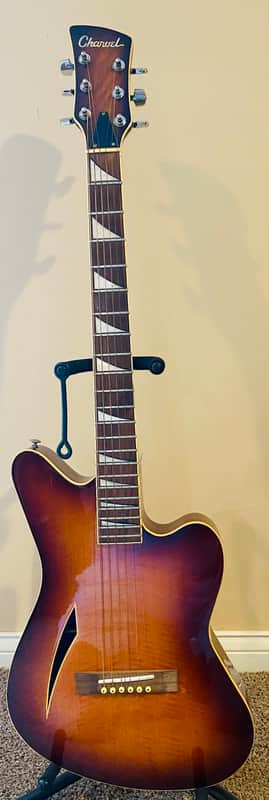 Charvel 325 SLX Surfcaster Acoustic/Electric 1992 - Tobacco Burst image 1