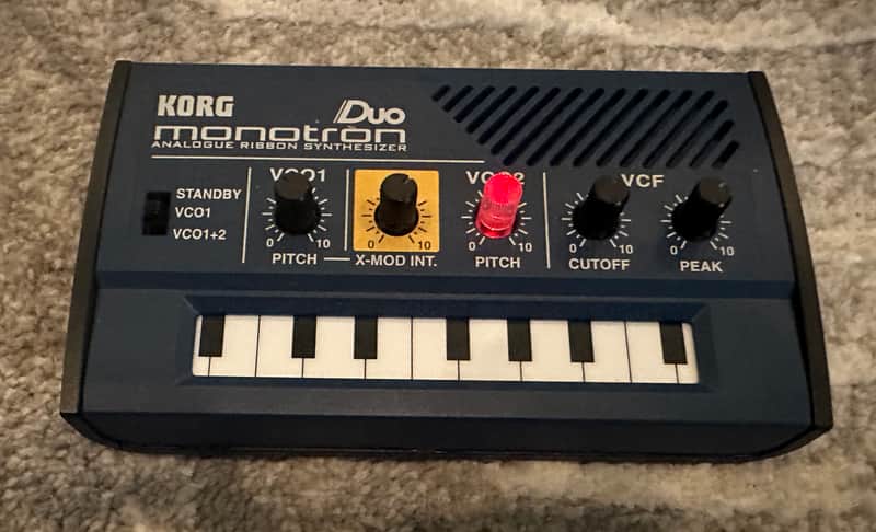 Korg Monotron DUO Analog Ribbon Synthesizer 2011 - Present - Blue image 1