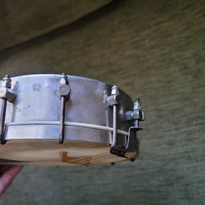 Vintage 1920s–1930s Unbranded Banjo Ukulele Banjolele 4-String Metal Pot image 7