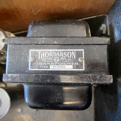 Western Electric Tube Vintage Amp Mono Power Amp Super Rare (2) Raytheon 2A3s Circa-1940s-Black Face Wooden Sides image 24