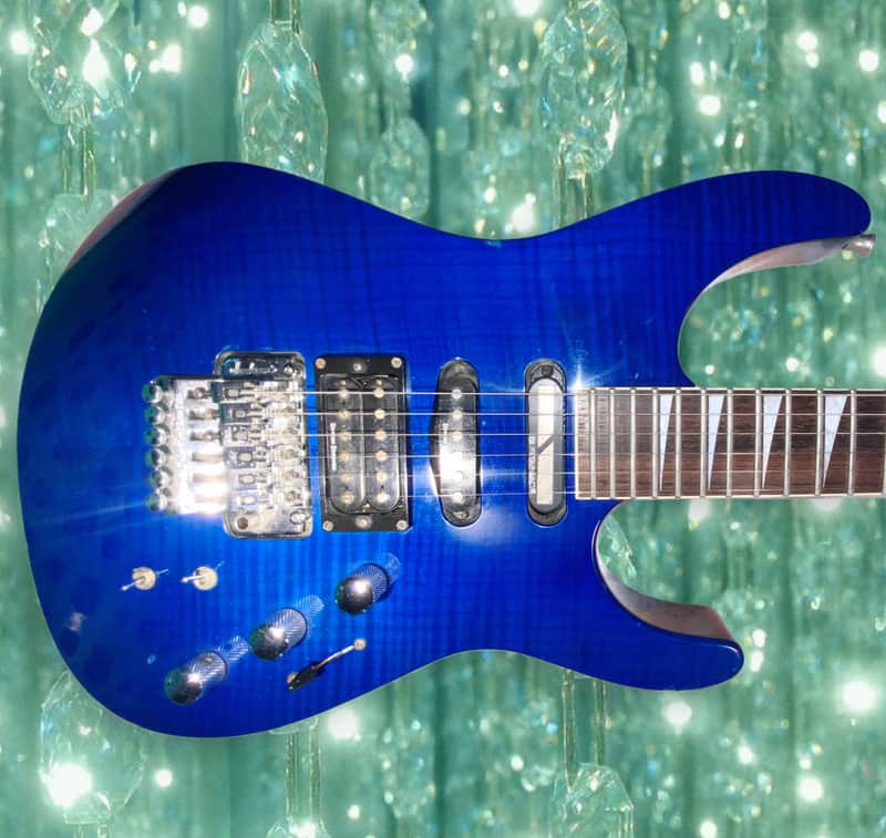 ⚠️ 1996 Jackson DK-2S Sustainiac in Royal Blue over Flame Maple! ⚠️ image 1