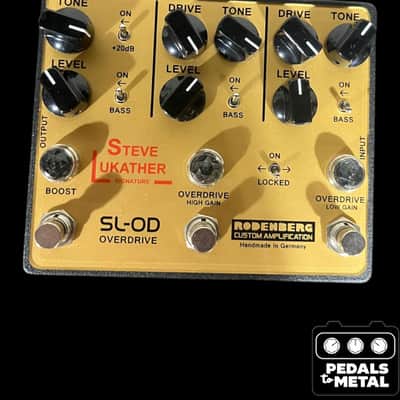 Rodenberg SL-OD Steve Lukather Signature Overdrive 2020 - Present - Gold / Black - X16025 image 2