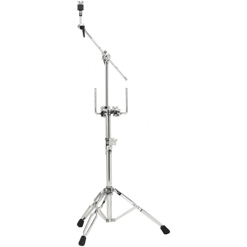 DW DWCP9934 9000 Series Heavy Duty Double-Braced Dual Tom Stand w/934 Cymbal Boom Arm image 1