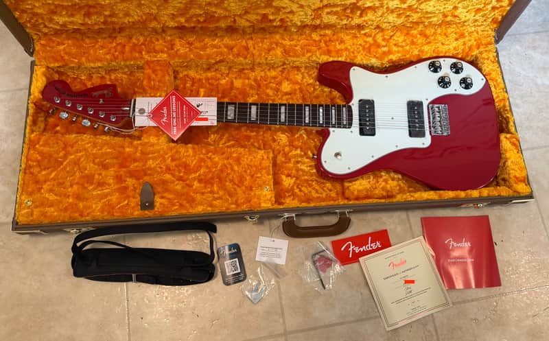 Fender Chris Shiflett Signature Cleaver Telecaster Deluxe 2024 - Present - Dakota Red image 1
