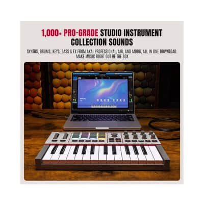 Akai Professional MPK Mini IV 25-Key USB-C MIDI Keyboard Controller Bundle image 7