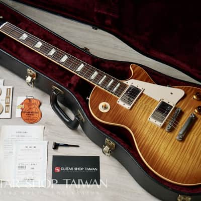 1998 Gibson Custom Shop YCS Yamano 1958 Les Paul Reissue with AAAA Killer Top image 1