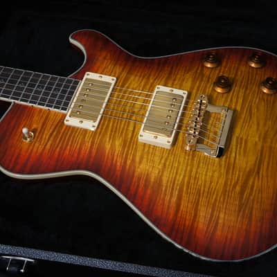 Knaggs Guitars Kenai in Dark Cherry Burst w/ T1 Flame Maple Top & Bare Knuckle Mules image 5