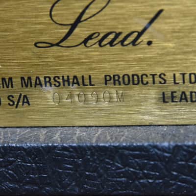 【New power tube】Marshall JMP 2204 Master Model Mk2 Lead 50-Watt Guitar Amp Head 1980 - Black 【offers welcome】 image 7
