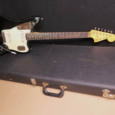 Vintage Fender Jaguar 1962 Black Refin SURFS UP image 21