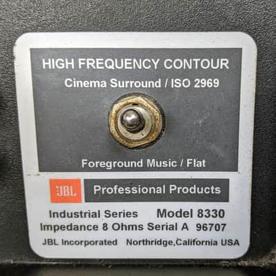 JBL 8330 THX Professional Products 100w 8 Ohms Cinema Surround