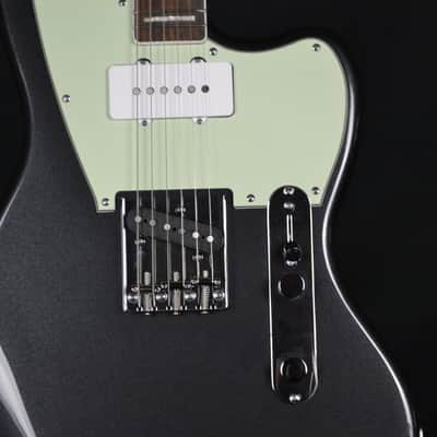 Squier Limited Edition Paranormal Offset Telecaster SJ - Charcoal Frost Metallic image 3